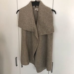 Loft tan sweater vest
